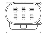 SENSOR DE OXIGENO VW EUROVAN 2.5L 00-03 CON CONECTOR 0258007059 BOSCH BOSCH