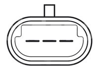 SENSOR TPS (SENSOR DE POSICION DEL ACELERADOR TPS) VOLKSWAGEN POINTER, POLO S/WAGON 98-04 14985 IMPORTACION