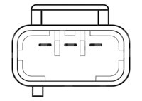 SENSOR TPS (SENSOR DE POSICION DEL ACELERADOR TPS) CHRYSLER INTREPID, 300M V6 98-04 TPS334 TH211 IMPORTACION