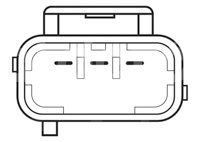 SENSOR TPS (SENSOR DE POSICION DEL ACELERADOR TPS) CHRYSLER CHEROKEE, WRANGLE 97-01 TPS324 TH189 IMPORTACION
