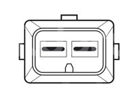 SENSOR CKP (SENSOR DE POSICION DEL CIGUEÑAL CKP) FORD FIESTA 4C 98-01 22302  PC430 VDO-CONTINENTAL