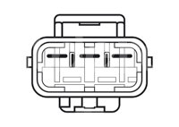 SENSOR CKP (SENSOR DE POSICION DEL CIGUEÑAL CKP) CHRYSLER RAM, DODGE RAM 1500 V6 3.9, RAM 2500 V8 5.2 97-02, V8 5.9 97-02, RAM 3500 V8 5.9 97-02, RAM 4000 V8 5.9 01, RAM CHARGER V8 5.2, DURANGO V8 97-03; REGITAR: RPC128; 22139; PC128 IMPORTACION