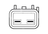 SENSOR CKP (SENSOR DE POSICION DEL CIGUEÑAL CKP) FORD MARQUIS, COUGAR V8 91-98, EXPLORER V8 4.6 02-10, EXPEDITION V8 4.6 97-04, EXPEDITION 5.4 V8 97-13, ECONOLINE E-150 V8 4.6 04-12, ECONOLINE E-350 V8 54 98-06, F-250 V8 4.6 97-09, EXCURSION V8 5.4 00-05, EXCURSION V10 6.8 00-05, CROWN VICTORIA V8 5.4 00-05, ECONOLINE E-150 V8 4.6 97-02, LINCOLN NAVIGATOR V8 5.4 06-08, MARK V8 5.4 06-08, BLACKWOOD V8 5.4 03->, AVIATOR V8 4.6 03-05, MERCURY GRAND MARQUIS V8 4.6 92-04, COUGAR V8 4.6 94-97, MOUNTAINEER V8 4.6 02-10, INJETECH: 4859, RAMCO: RA-CRS1081; CUB: B115-012NA1-070; 22110; PC18 IMPORTACION