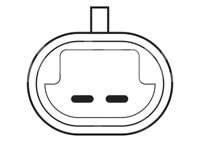 SENSOR CKP (SENSOR DE POSICION DEL CIGUEÑAL CKP) CHEVROLET GM CAVALIER L4 2.4 99-03, MALIBU 95-04; MALIBU L4 2.2 04-06, VECTRA L4 2.2 03-05, PONTIAC SUNFIRE L4 2.4 99-02, SUNFIRE L4 2.4 99-05; RAMCO: RA-CRS1007; 22279; PC164 IMPORTACION