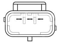 SENSOR CKP (SENSOR DE POSICION DEL CIGUEÑAL CKP) CHRYSLER CHEROKEE, WRANGLER 2.5L 97-06, RAMCO: RA-CRS1013, PC169 IMPORTACION
