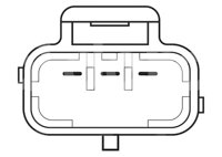 SENSOR CKP (SENSOR DE POSICION DEL CIGUEÑAL CKP) CHRYSLER GRAND CHEROKEEOHV V6 4.0 97-04, WRANGLER V6 4.0 97-04, TJ V6 4.0 97-01; REGITAR: RPC176; RAMCO: RA-CRS1010; PC176 IMPORTACION