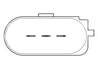 SENSOR CKP (SENSOR DE POSICION DEL CIGUEÑAL CKP) VW JETTA, GOLF A4 2.0L 99-02, RAMCO: RA-CRS1008, RA-CRS1213, TOMCO: 22305 IMPORTACION