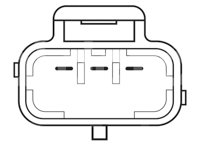 SENSOR CKP (SENSOR DE POSICION DEL CIGUEÑAL CKP) CHRYSLER DURANGO 00-09, RAM 1500 00-10, ASPEN 07-09, DAKOTA 00-10, JEEP GRAND CHEROKEE 99-09; REGITAR: RPC284; RAMCO: RA-CRS1024; PC284 IMPORTACION