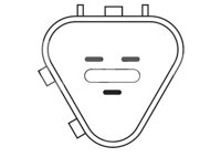 SENSOR CKP (SENSOR DE POSICION DEL CIGUEÑAL CKP) CHRYSLER ATOS 1.0L 00-06 CKP2277, 22277 IMPORTACION