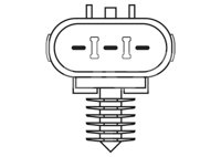 SENSOR CKP (SENSOR DE POSICION DEL CIGUEÑAL CKP) CHRYSLER STRATUS, CIRRUS 95-00 PC105 USA IMPORTACION