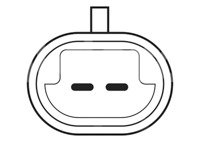 SENSOR CKP (SENSOR DE POSICION DEL CIGUEÑAL CKP) CHEVROLET CAVALIER L4 2.2 97-02, SUNFIRE 97-03; REGITAR: RPC122, RAMCO: RA-CRS1082, PC122 IMPORTACION