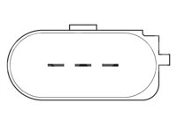 SENSOR CKP (SENSOR DE POSICION DEL CIGUEÑAL CKP) VOLKSWAGEN JETTA, BORA, 06-10, JETTA 05-18, BEETLE 06-16, RABBIT 06-09; PC764 IMPORTACION