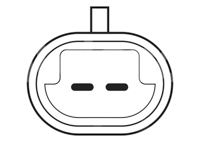 SENSOR CKP (SENSOR DE POSICION DEL CIGUEÑAL CKP) CHEVROLET SEVILLE, EL DORADO 93-99 WALKER: 235-1020, DELPHI ANTERIOR: SS10090, DELPHI VIGENTE: SS10090-11B1 M0027