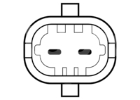 SENSOR CKP (SENSOR DE POSICION DEL CIGUEÑAL CKP) FIAT PALIO, STILO, 07->, 235-2149, DELPHI ANTERIOR: SS10823-12B1, DELPHI VIGENTE: SS10823-11B1 M0027