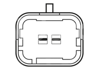 SENSOR CKP (SENSOR DE POSICION DEL CIGUEÑAL CKP) PEUGEOT 306, 406, PARTNER, DELPHI ANTERIOR: SS10890-12B1, DELPHI VIGENTE: SS10890-11B1 M0027
