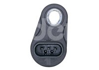 SENSOR CKP (SENSOR DE POSICION DE CIGUENAL CKP) ALFA ROMEO GIULIA L4 2L 2017-2021, GIULIA L6 2.9L 2017-2021, STELVIO L4 2L 2018-2021, STELVIO L6 2.9L 2020-2021; FIAT ARGO L4 1.3L 2021-2021, ARGO L4 1.8L 2021-2021, PULSE L4 1.3L 2022-2022, UNO L4 1.4L 2017-2020; JEEP CHEROKEE L6 3.2L 2019-2020, COMPASS L4 2.4L 2022-2022, RENEGADE L4 1.8L 2019-2022, WRANGLER L4 2L 2020-2021, WRANGLER L6 3.6L 2019-2021, COLOR: NEGRO, FORMA DEL CONECTOR: OVAL, NUMERO DE TERMINALES: 3, MTE-THOMSON: 70817 MTE-THOMSON