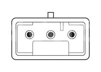 SENSOR MAP (SENSOR DE PRESION ABSOLUTA DEL MULTIPLE MAP) CHRYSLER RT/TURBO 4C 91-94, LE BARON, NEW YORKER, PHANTOM, SHADOW, SPIRIT L4 2.5 91-94; 18030; AS25 IMPORTACION
