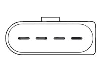 SENSOR MAP (SENSOR DE PRESION ABSOLUTA DEL MULTIPLE MAP) VW POINTER, PICK-UP 4CIL.98-04, 225-1032, 18201 IMPORTACION