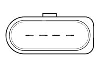 SENSOR MAP (SENSOR DE PRESION ABSOLUTA DEL MULTIPLE MAP) VOLKSWAGEN CRAFTER TDI 07-> 0281002976 / 0281002401 BOSCH