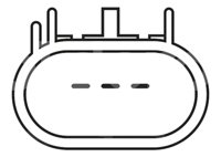 SENSOR MAP (SENSOR DE PRESION ABSOLUTA DEL MULTIPLE MAP) CHRYSLER VOYAGER, TOWN&COUNTRY, LIBERTY 01-04, RAMCO: RA-MS1008, AS158 IMPORTACION