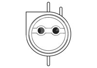 SENSOR IAT (SENSOR DE TEMPERATURA DE CARGA DE AIRE IAT) FORD 6, 8C 12127, SU2002, AX25, 5034 MTE-THOMSON