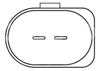 SENSOR IAT (SENSOR DE TEMPERATURA DE CARGA DE AIRE IAT) VW JETTA A4, BEETLE 03-04 5068 MTE-THOMSON