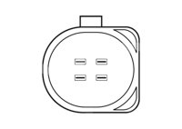 SENSOR ECT (SENSOR DE TEMPERATURA DEL REFRIGERANTE ECT) VOLKSWAGEN EUROVAN 99-03, CROSSFOX 07-17, POLO 03-07, JETTA A4, BEETLE, IBIZA 03-08; RAMCO: RA-TS1021; 12307; TS477 IMPORTACION