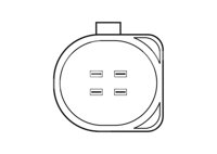 SENSOR ECT (SENSOR DE TEMPERATURA DEL REFRIGERANTE ECT) VOLKSWAGEN EUROVAN 99-03, CROSSFOX 07-17, POLO 03-07, JETTA A4, BEETLE, IBIZA 03-08; RAMCO: RA-TS1021; 12302; TS477 IMPORTACION