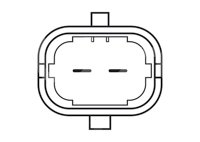 SENSOR ECT (SENSOR DE TEMPERATURA DEL REFRIGERANTE ECT) CHEVROLET ASTRA, EQUINOX 08-11, DELPHI ANTERIOR: TS1025312B1, DELPHI VIGENTE: TS10253-11B1 DELPHI