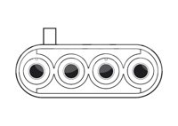 VALVULA IAC (VALVULA DE CONTROL DE AIRE IAC) CHRYSLER MICRO, CHARGER V8->94 8425 IMPORTACION