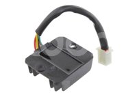 REGULADOR RECTIFICADOR DE MOTOCICLETA ITALIKA, DINAMO, APRISA 5 PUNTAS ENREG-3102-0001 QUMO