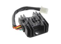 REGULADOR RECTIFICADOR DE MOTOCICLETA ITALIKA, DINAMO, APRISA 5 PUNTAS ENREG-3102-0001 QUMO