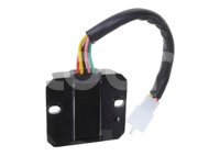 REGULADOR RECTIFICADOR DE MOTOCICLETA ITALIKA, DINAMO 5 PUNTAS HEMBRA ENREG-3102-0001A IMPORTACION