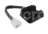 REGULADOR RECTIFICADOR DE MOTOCICLETA ITALIKA MOTONETA G 4 PUNTAS CON CABLE ENREG-3102-0002 IMPORTACION