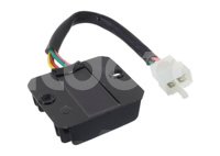 REGULADOR RECTIFICADOR DE MOTOCICLETA ITALIKA MOTONETA G 4 PUNTAS CON CABLE ENREG-3102-0002 IMPORTACION