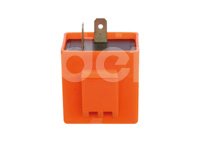 FLASH DESTELLADOR SIN SONIDO /  CUADRADO 12V NARANJA (2 PIEZAS) IMPORTACION