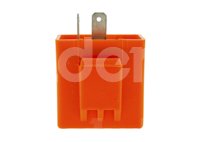 FLASH MOTOCICLETA (DESTELLADOR) SIN SONIDO / CUADRADO 12V NARANJA (PIEZA) ENFLA-3103-0001N QUMO