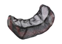 CUBRE ASIENTO TERMICO PARA MOTOCICLETA 90X51 L NEGRO&ROJO ENCA-L1 IMPORTACION