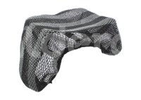 CUBRE ASIENTO TERMICO PARA MOTOCICLETA 90X51 L NEGRO&PLATA ENCA-L3 IMPORTACION