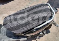 CUBRE ASIENTO TERMICO PARA MOTOCICLETA 90X51 L NEGRO&PLATA ENCA-L3 IMPORTACION