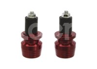 CONTRAPESO PUÑO JGO ALUMINIO OVALADO ROJO CALPUN-1107-0704R QUMO