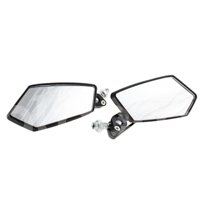 JUEGO DE ESPEJOS MOTO IRON RACING MODERNO NEGRO-FI