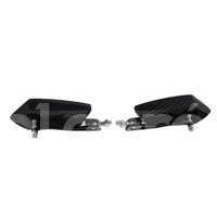 JUEGO DE ESPEJOS MOTO IRON RACING MODERNO NEGRO-FIBRA ESP-4213-0070B IMPORTACION