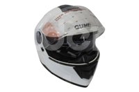 CASCO DEPORTIVO VISOR, ABATIBLE MOTOCICLISTA CERTIFICADO TAMAÑO: XL EN-CAL013 QUMO