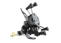 PORTA CELULAR PARA MOTOCICLETA CON CARGADOR USB IR-004 BASE ESPEJO QUMO