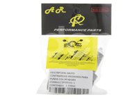 CONTRAPESO PUÑO MOTOCICLETA ALUMINIO OVALADO NEGRO (2 PIEZAS) CTP100101-5 QUMO