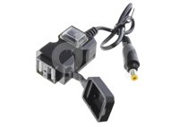 CARGADOR UNIVERSAL PARA CELULAR MOTOCICLETA DOBLE ENTRADA A1 SPC100102 QUMO