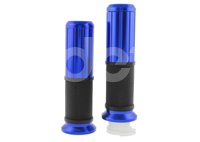 PUÑOS MOTOCICLETA ALUMINIO AZUL JUEGO (2 PIEZAS) ENPUN-1107-0024A QUMO