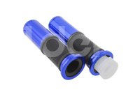 PUÑOS MOTOCICLETA ALUMINIO AZUL JUEGO (2 PIEZAS) ENPUN-1107-0024A QUMO