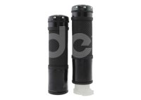 PUÑOS MOTOCICLETA ALUMINIO MSD-276 NEGRO JUEGO (2 PIEZAS) ENPUN-1107-0013N QUMO